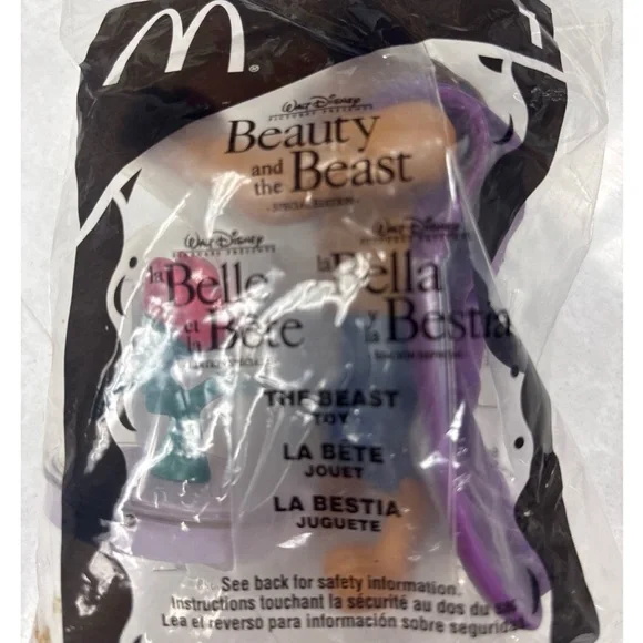2002 McDonalds Beauty And The Beast Happy Meal Toys Full Set Plus - Picture 3 of 10